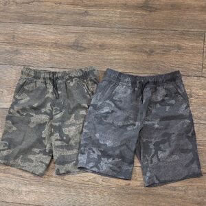 Timberland Black and Gray Athletic Shorts